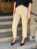 COSY HOUSE - FLARED JEANS - BEIGE