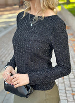 Ladda upp bild till gallerivisning, PIECES - RUTH LS TOP - BLACK
