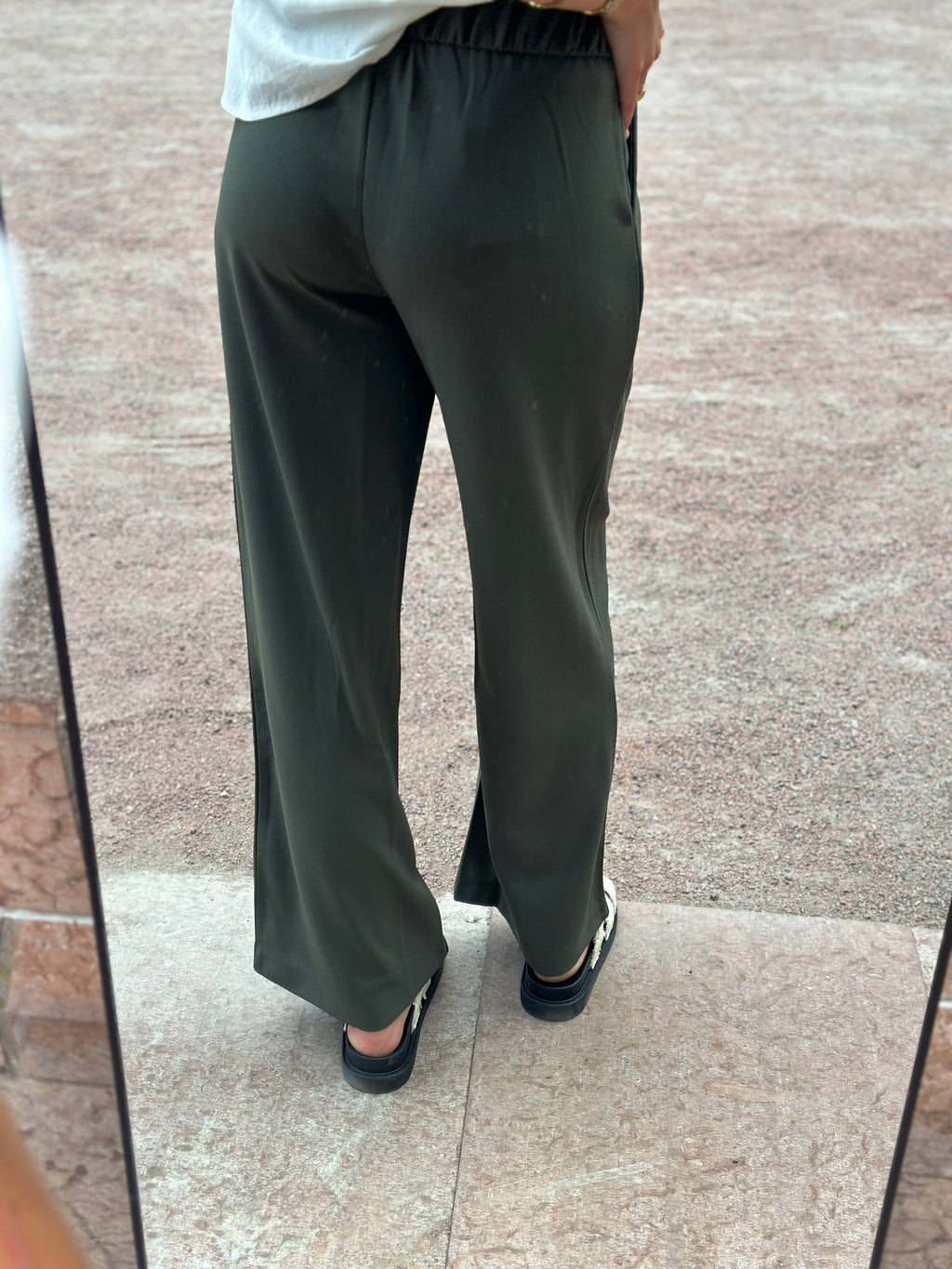 JDY - GEGGO NEW LONG PANT - KAMBABA/ BLACK BUTTONS