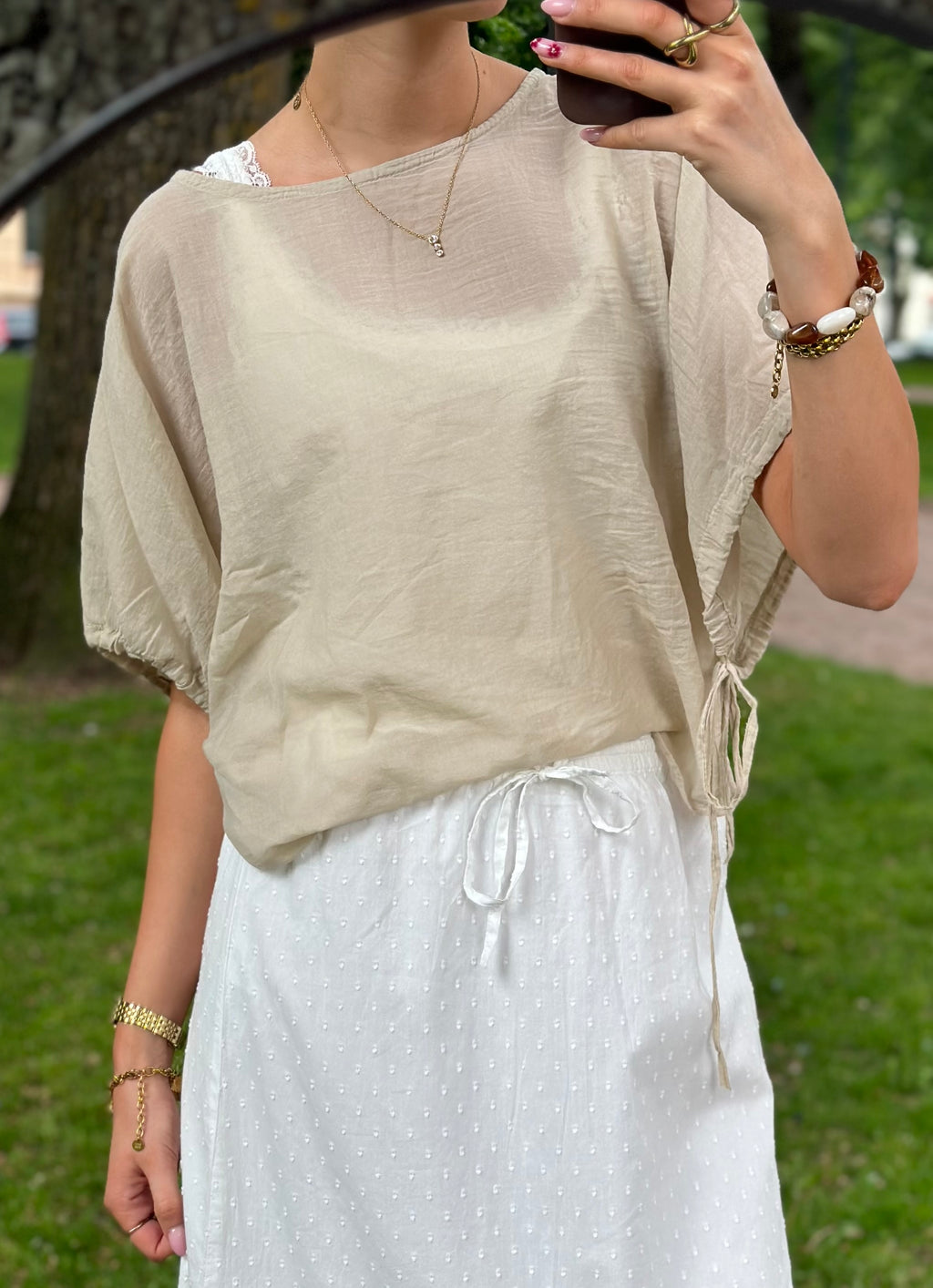 MARTA - ANNALISE BLOUSE 2383 - CASHMERE