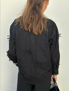 SOAKED - SL JOA BOW SHIRT LS - 194008 BLACK