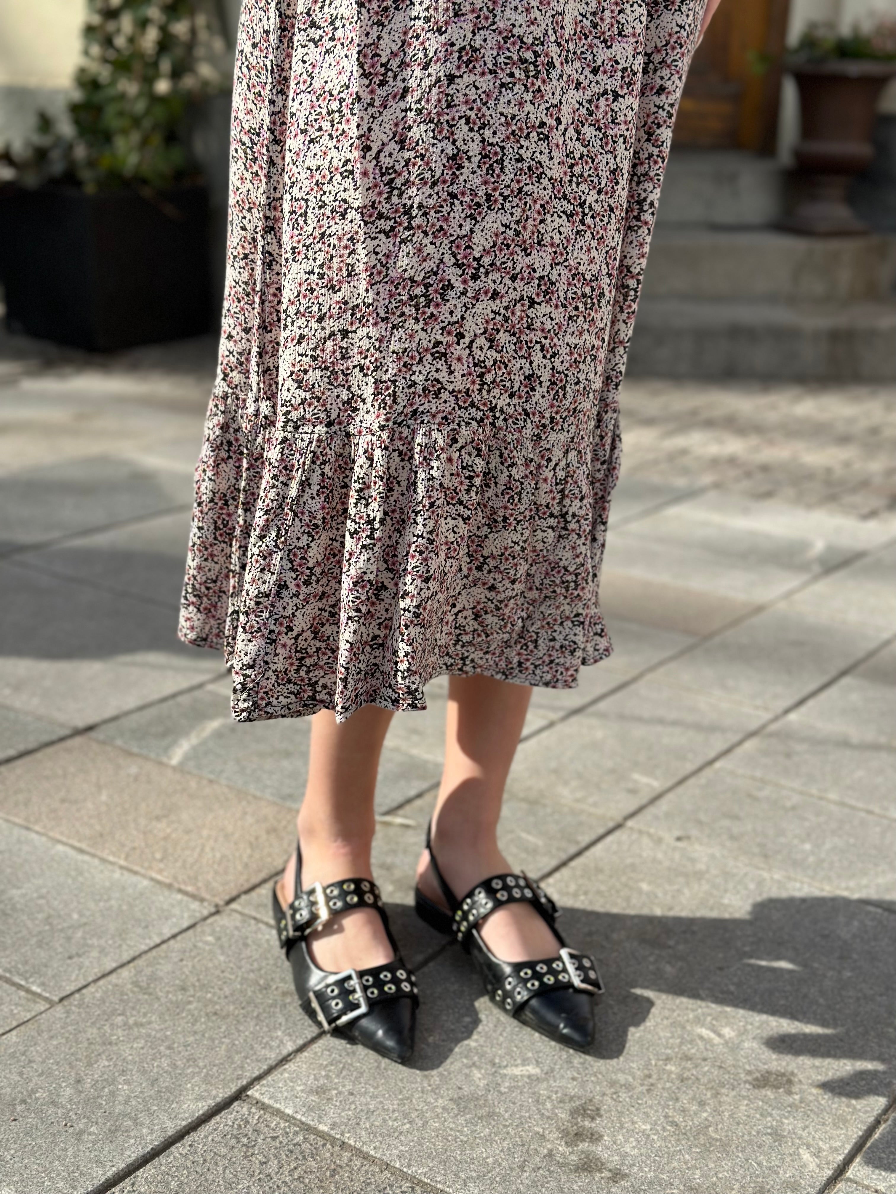 ONLY - CHIANTI S/S LONG DRESS - RAINY DAY/SWEET FLOWER