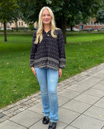 Ladda upp bild till gallerivisning, MARTA - BLUS 6453 - BLACK
