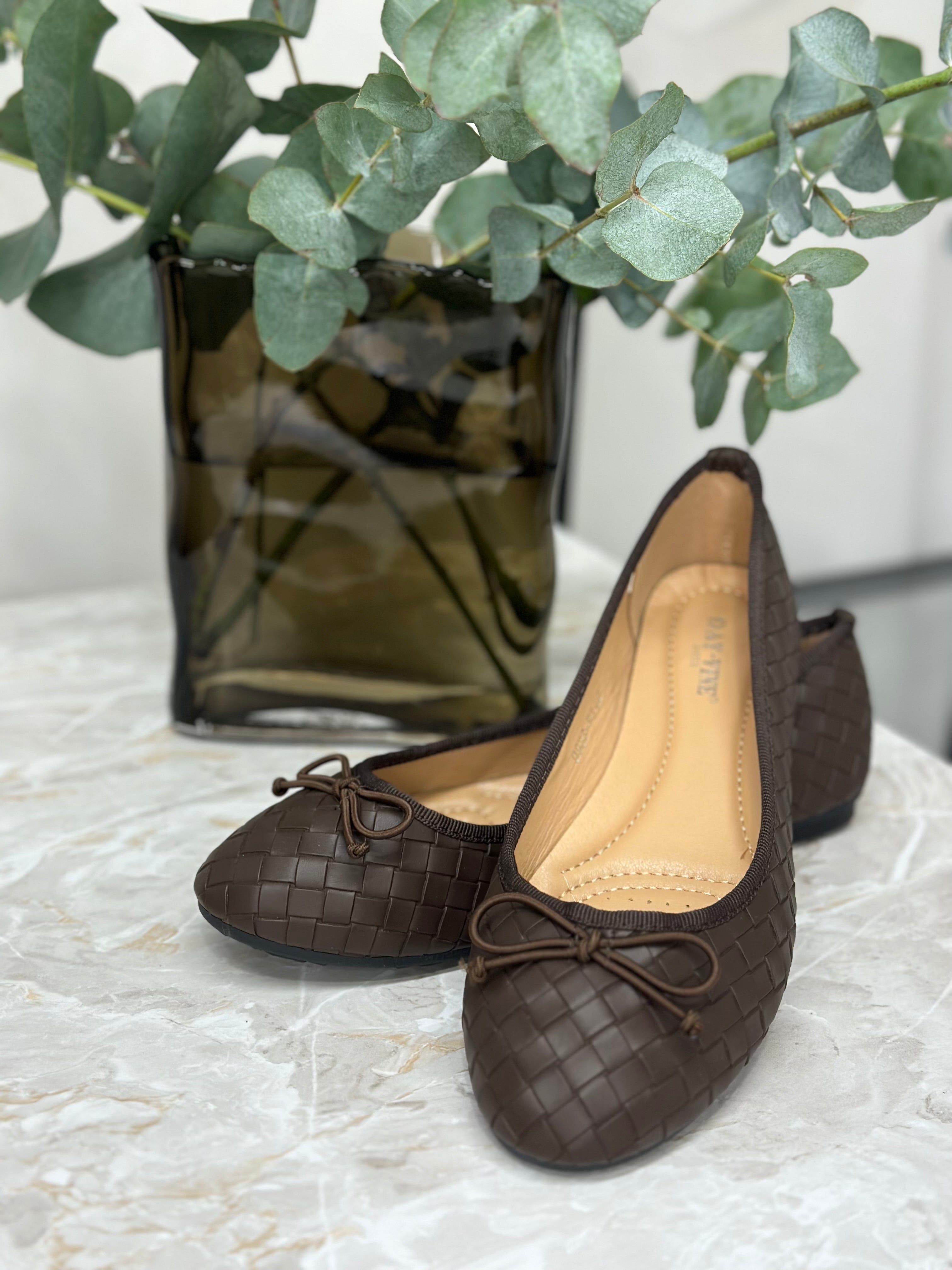 MARTA - MILLEY BALLERINASHOES 9988-98 - BROWN