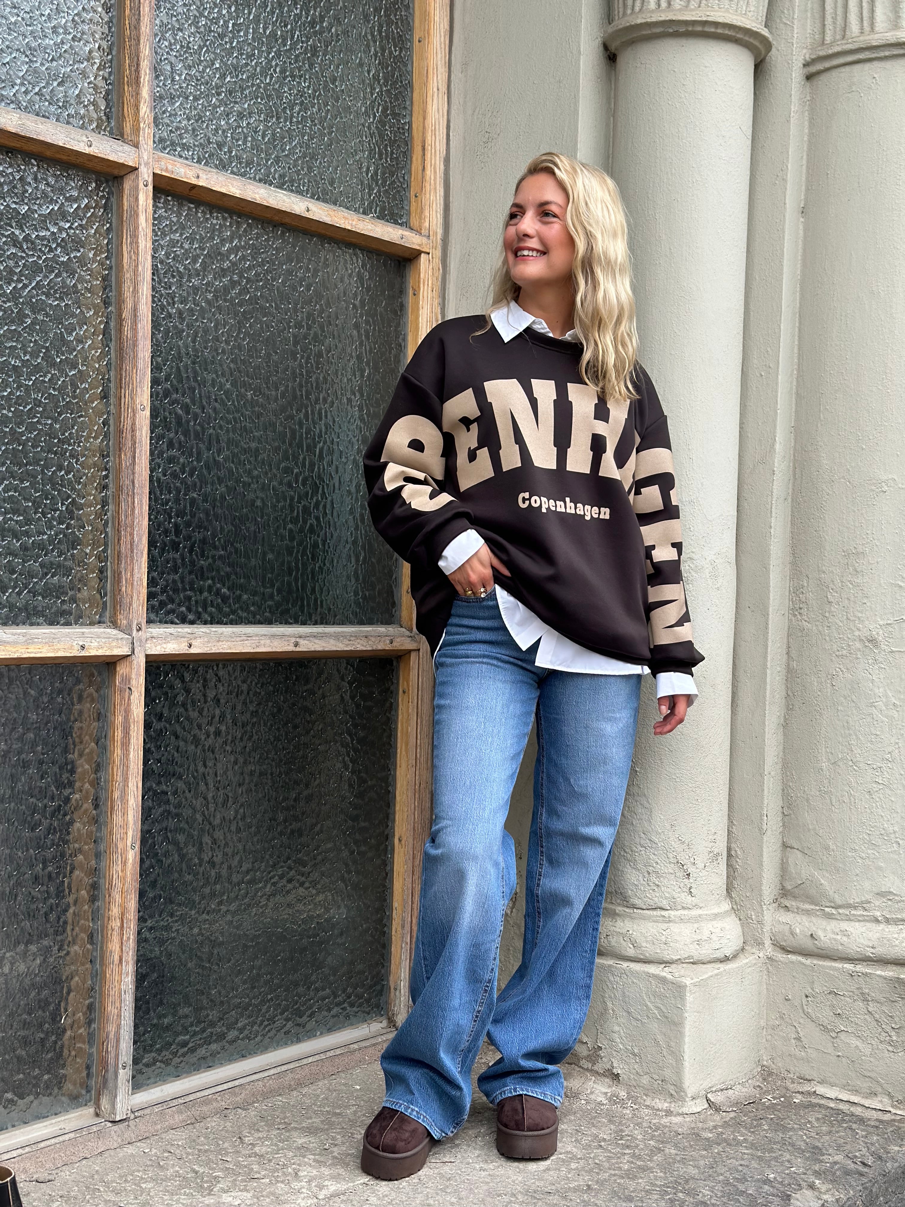 MARTA - NERINA SWEATSHIRT 22659 - MORO/FANGO