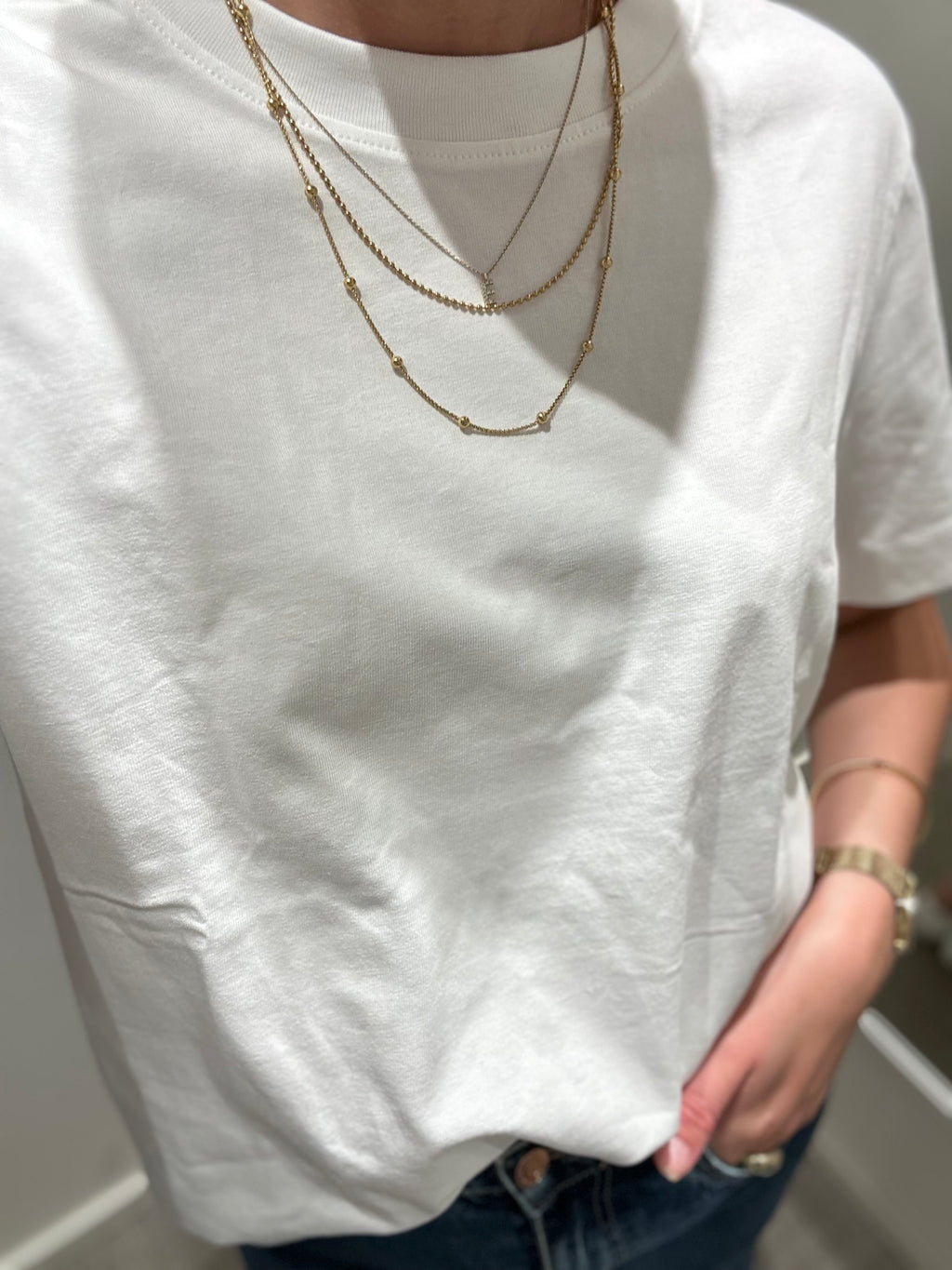 SELECTED FEMME - ESSENTIAL SS BOXY TEE - BRIGHT WHITE