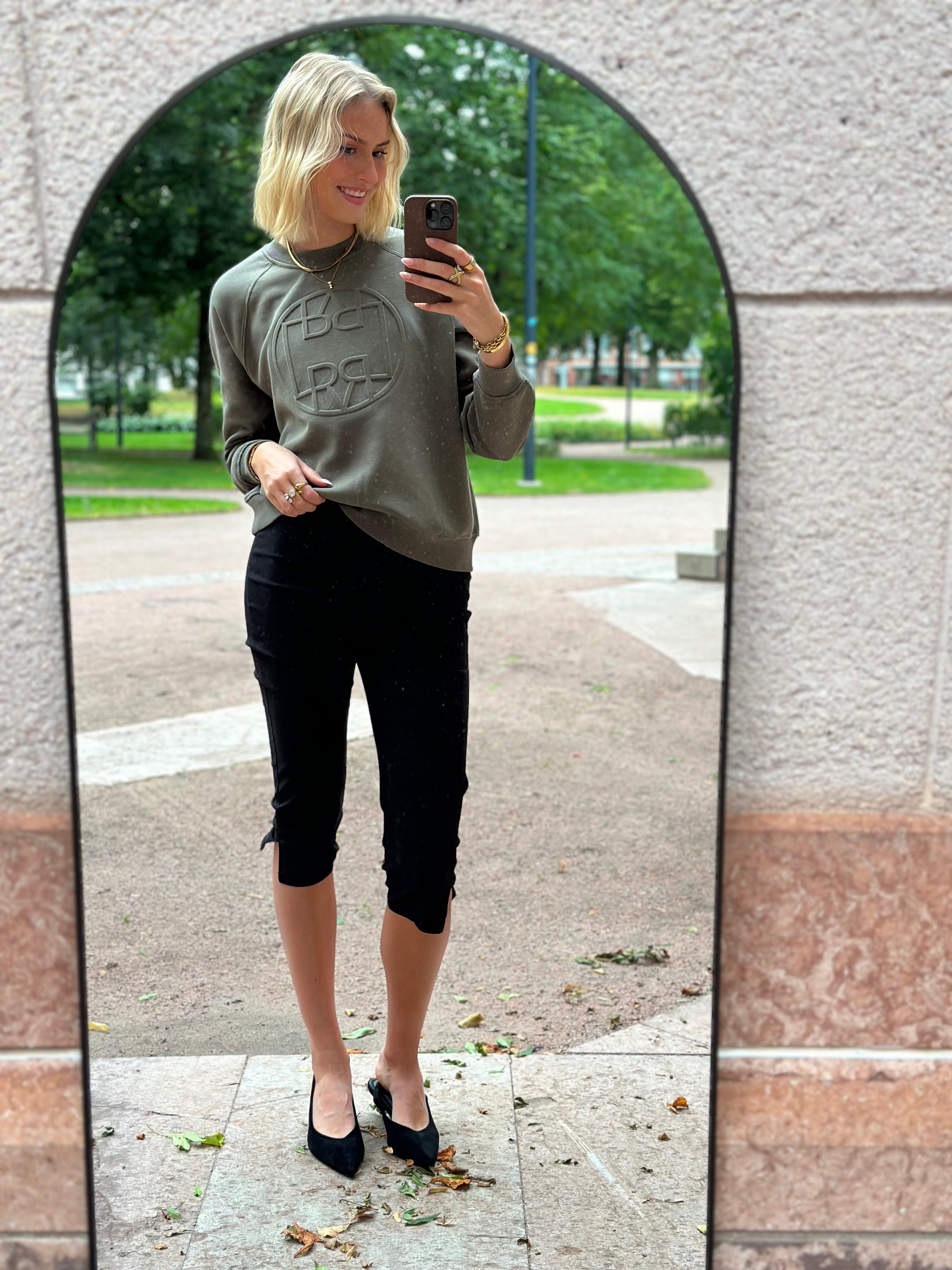 LEVETÉ ROOM - NUKA SWEATSHIRT 301742 - GREEN