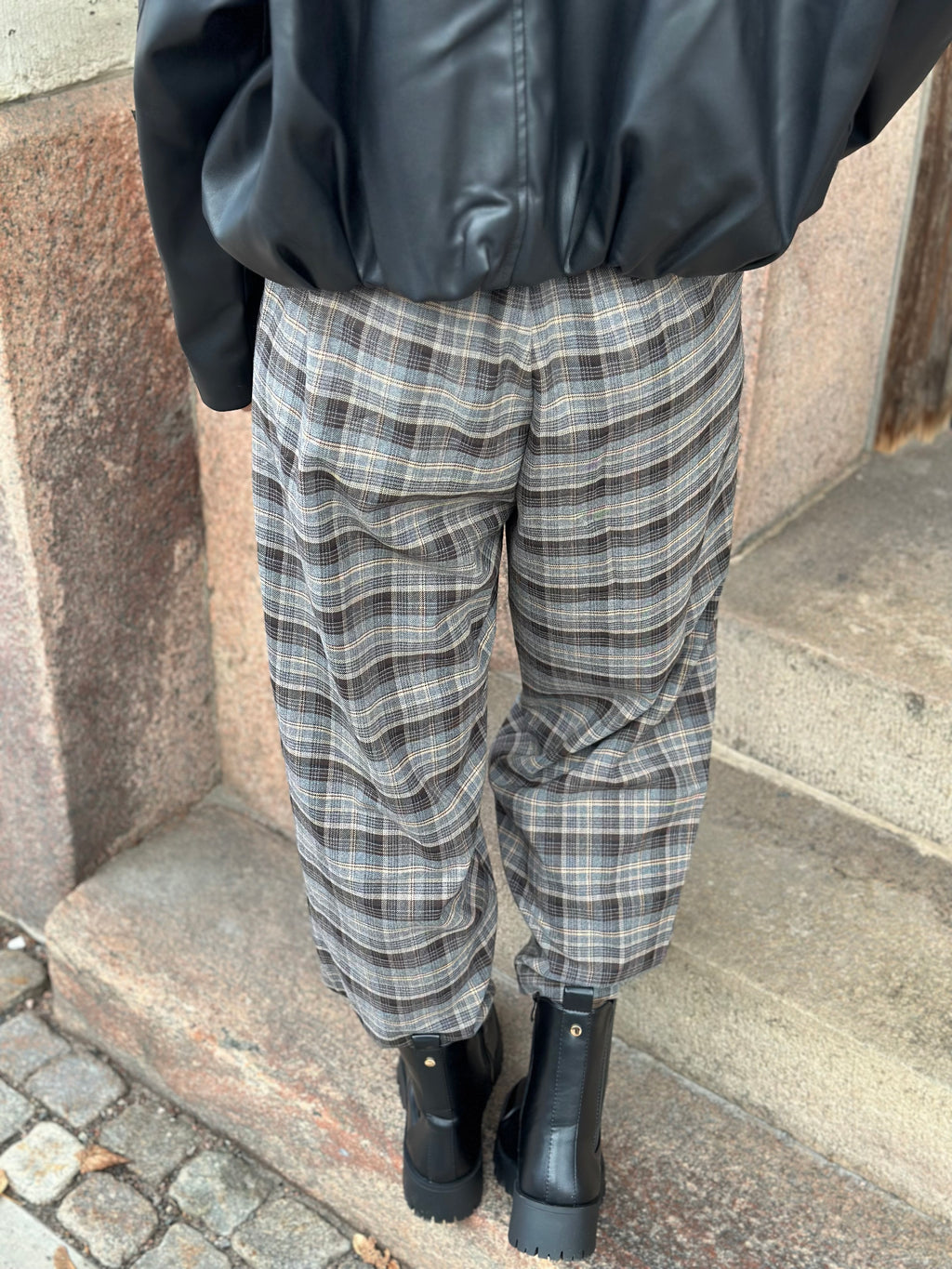 MARTA - AMULET PANTS 56172M - CHECK GREY