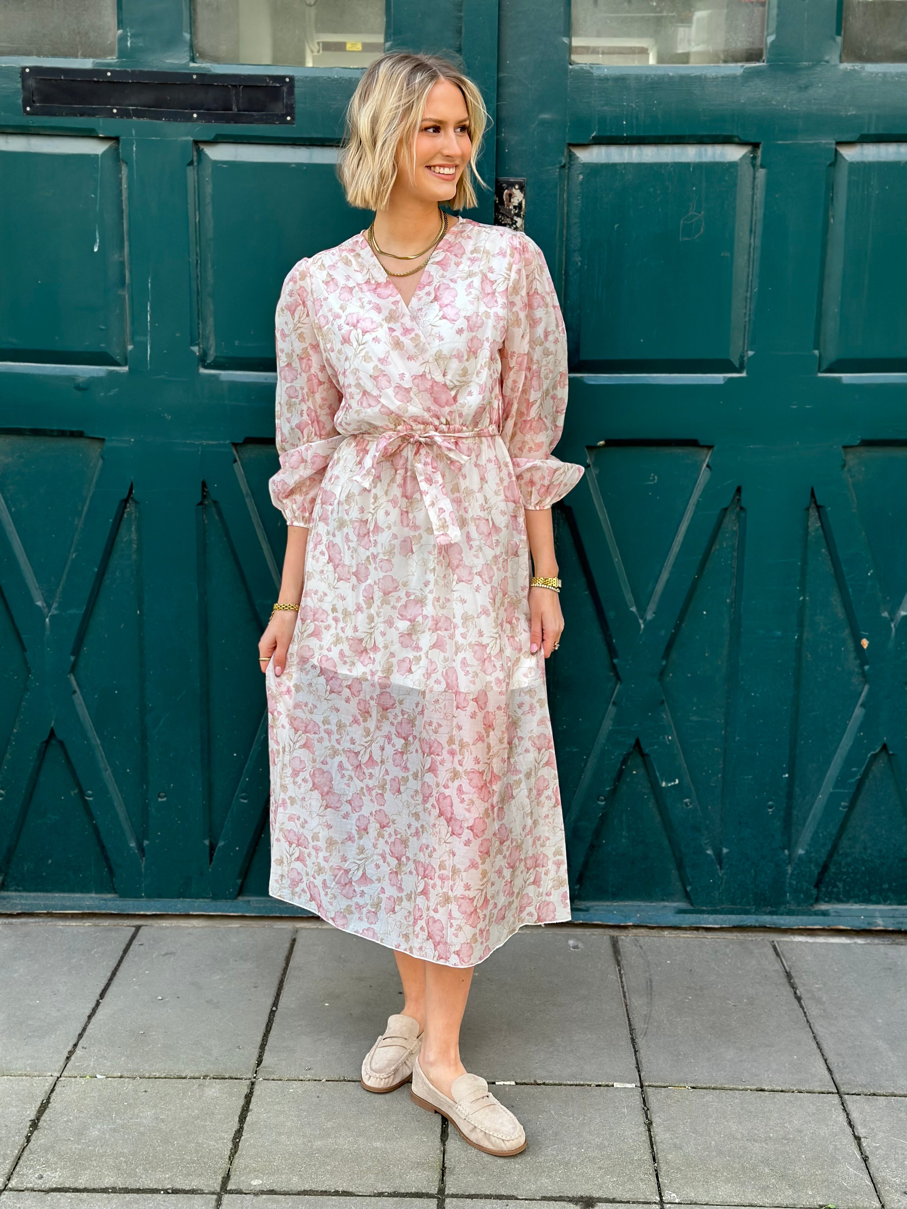 JÖRLEVIK - FLOWER DRESS - PINK