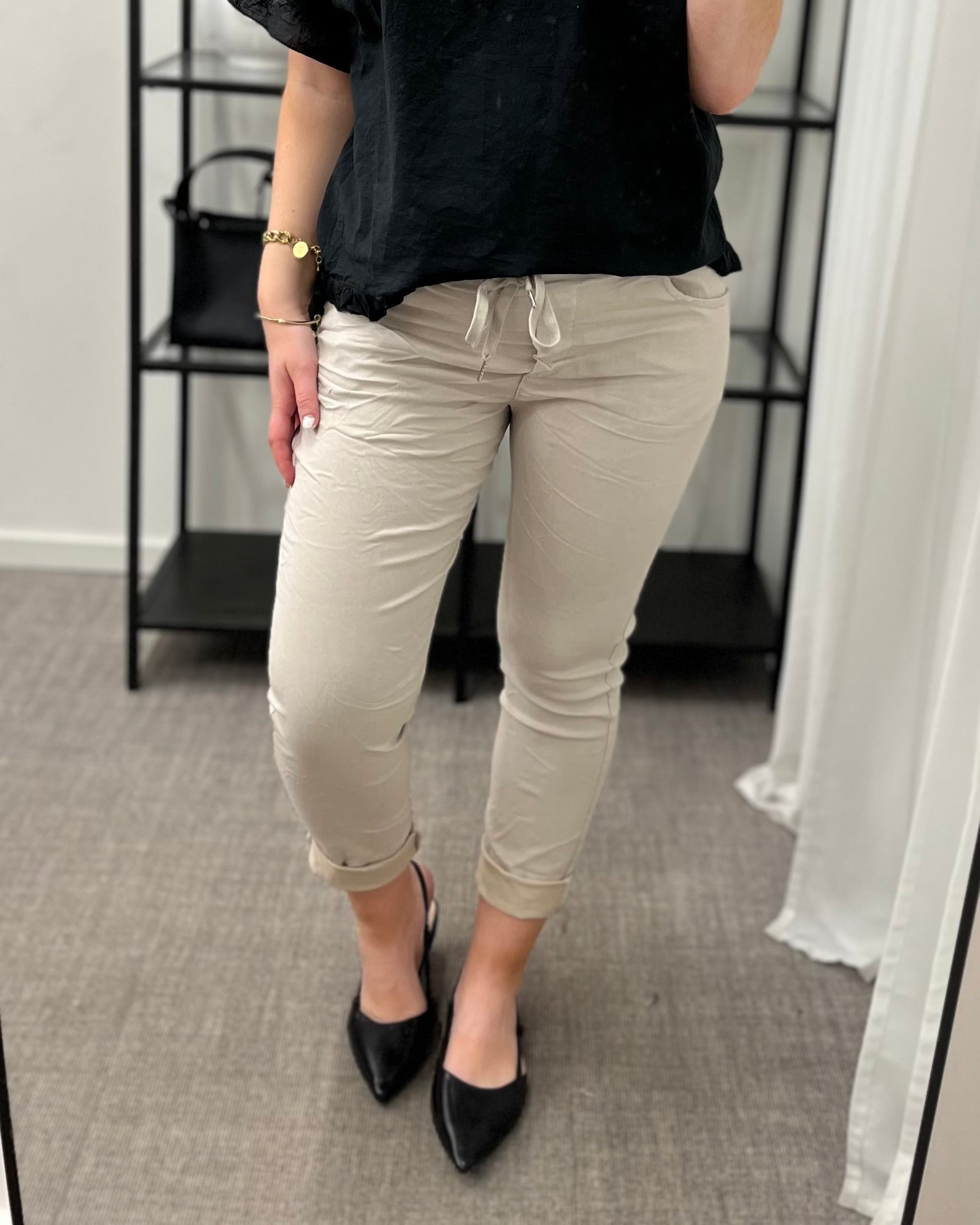 MARTA - BYXA 68702 - BEIGE