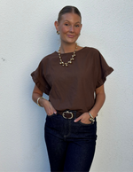 Ladda upp bild till gallerivisning, MARTA - BLUS 86493 - CACAO
