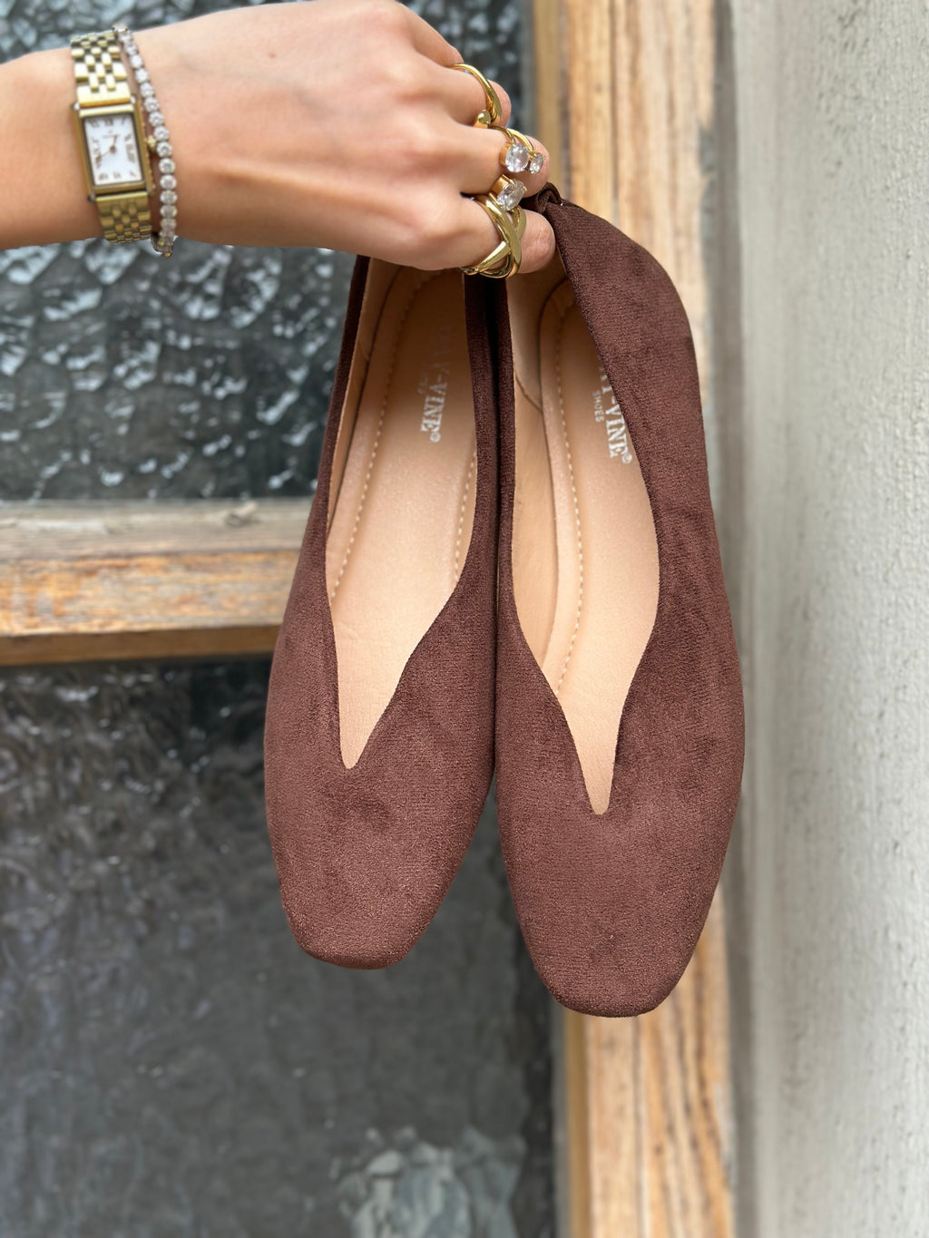 MARTA - BALLERINA 9988-111 - BROWN