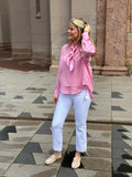 VEROMODA - MELANEY QUEENY LS SHIRT - PRISM PINK