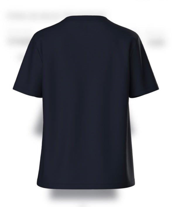 PIECES - RIA SS SOLID TEE - SKY CAPTAIN