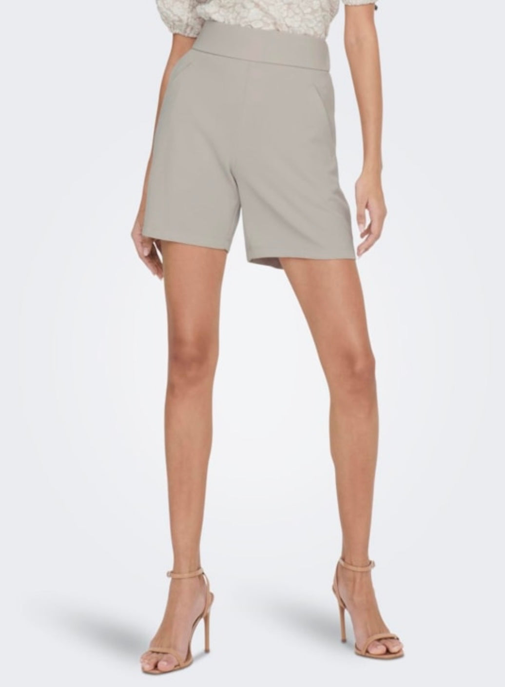 JDY - LOISVILLE CATIA SHORTS - CHATEAU GREY