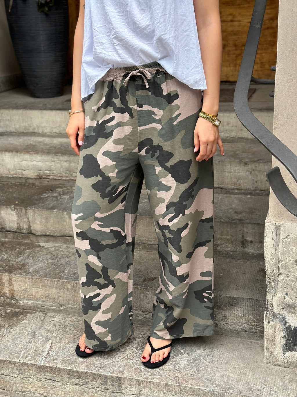 MARTA - LUPUS PANTS 22598 - CAMO MILITARY