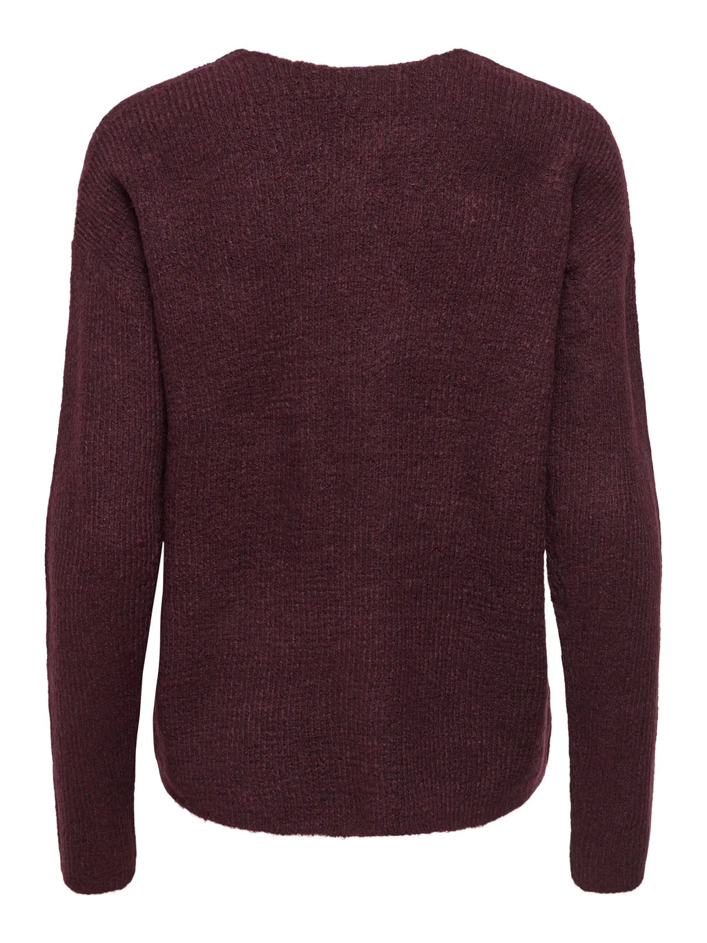 ONLY - CAMILLA V-NECK L/S PULLOVER KNIT - PORT ROYALE MELANGE