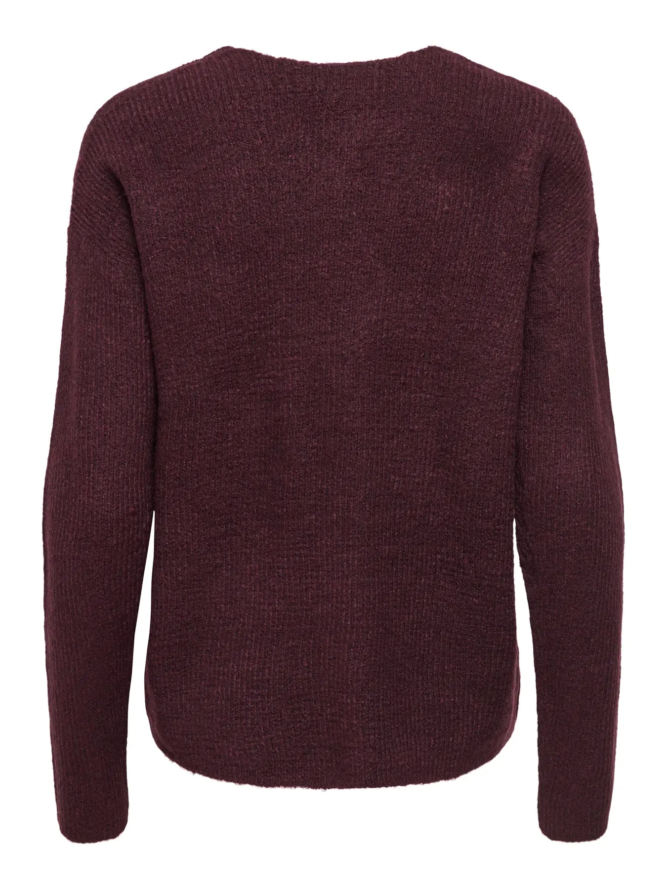 ONLY - CAMILLA V-NECK L/S PULLOVER KNIT - PORT ROYALE MELANGE