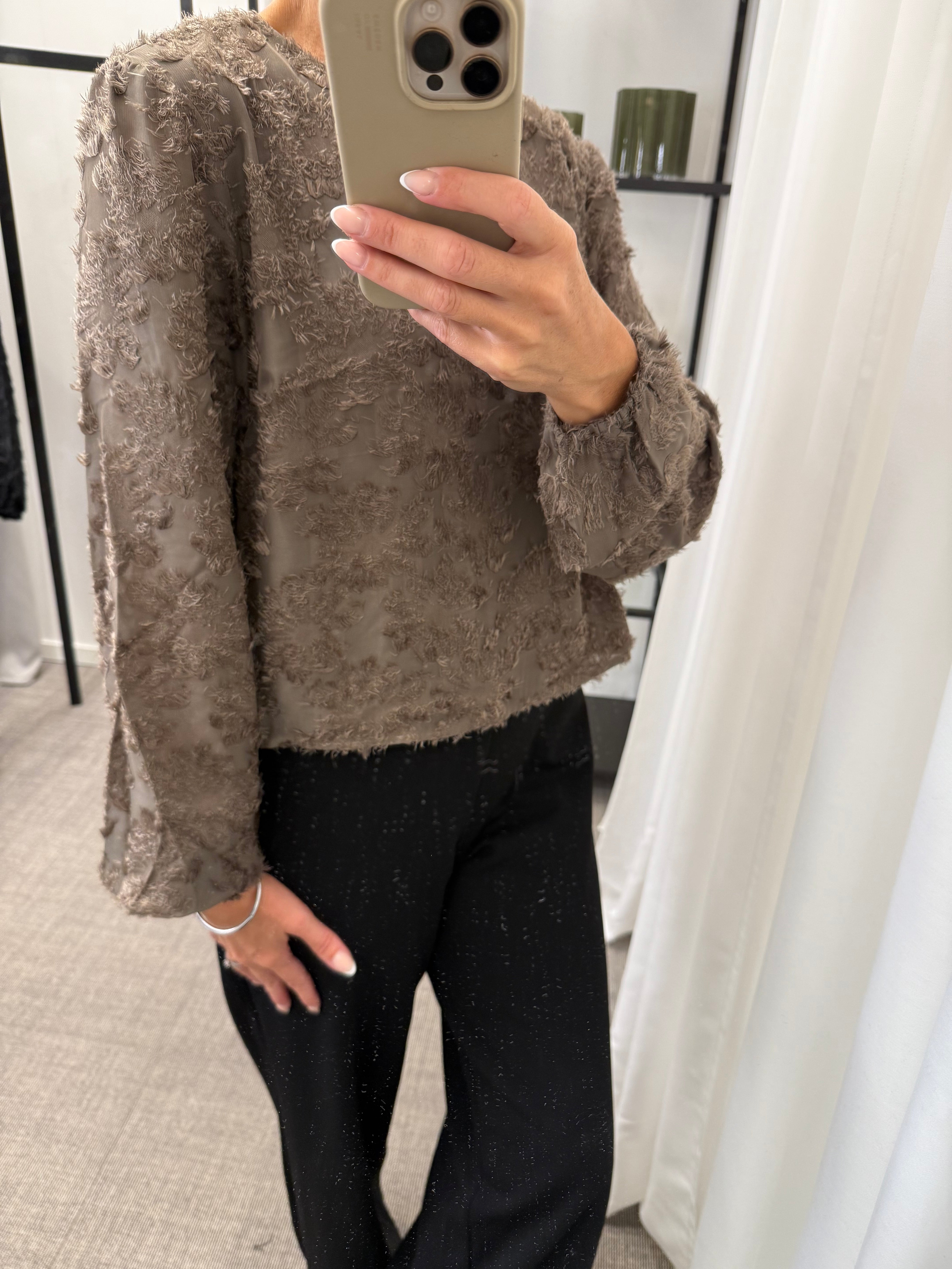 PIECES - MIARA LS TOP - MOREL