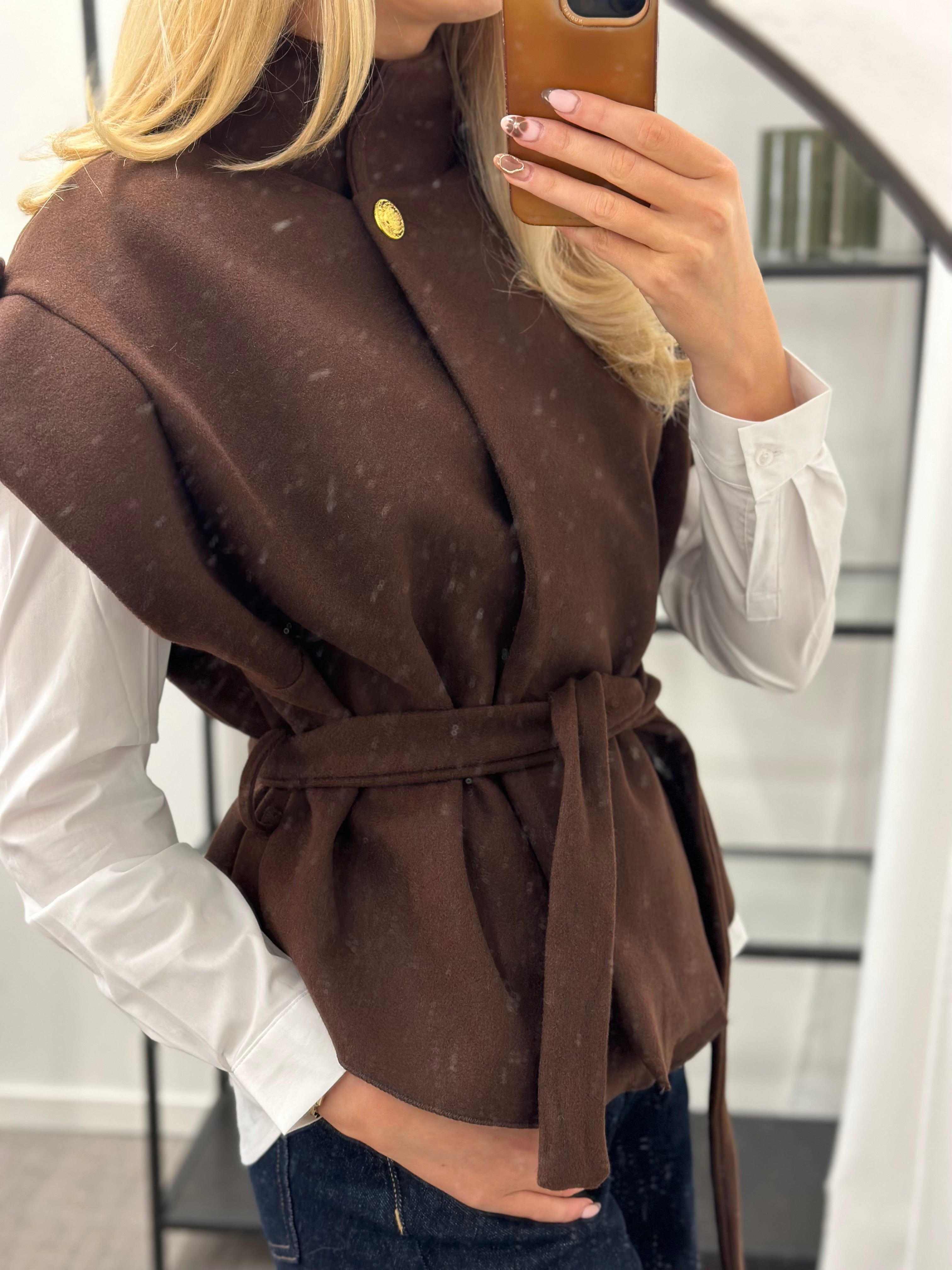 COSY HOUSE - VÄST - BRUN