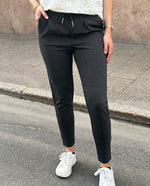 Ladda upp bild till gallerivisning, ONLY - POPTRASH LIFE EASY PANT - DARK GREY MELANGE
