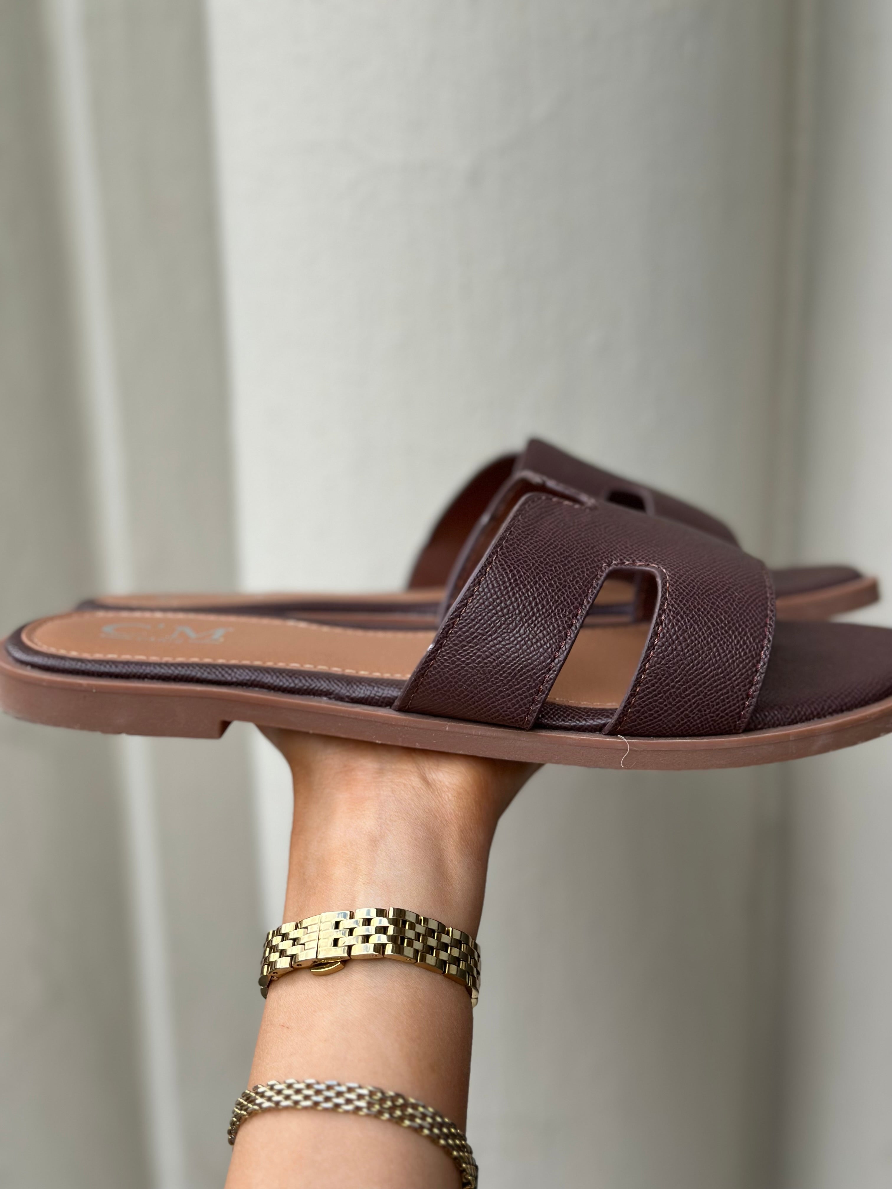 MARTA - OLINA LADIES SHOES - BROWN
