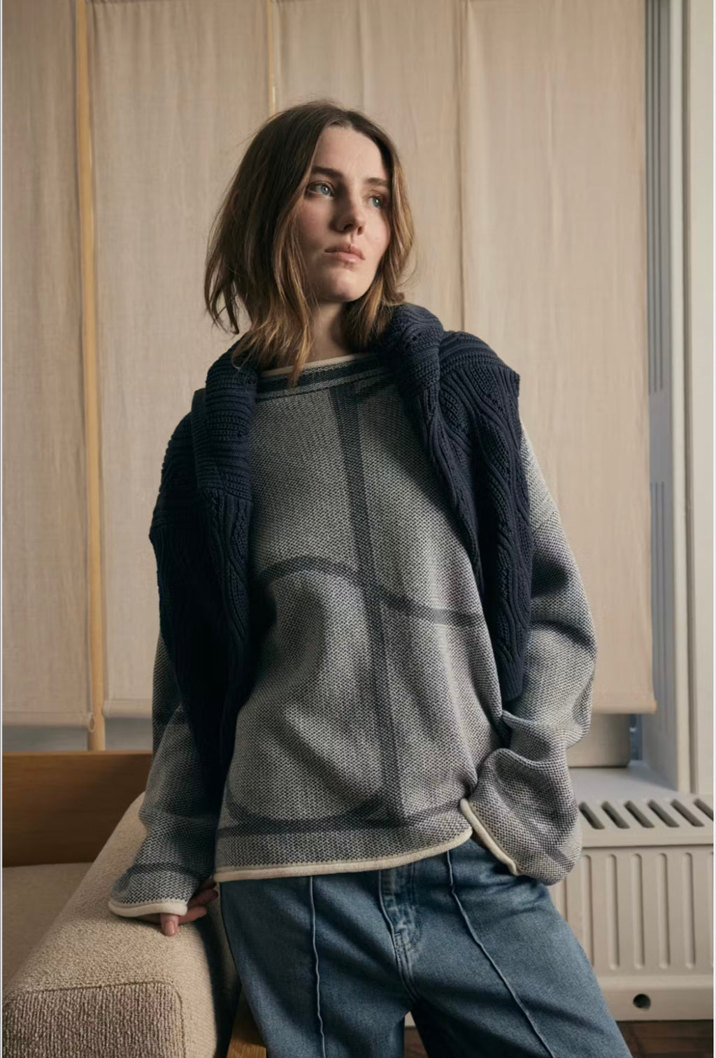 SOAKED - RAVA MONO PULLOVER 30409010 - SILVER MINK