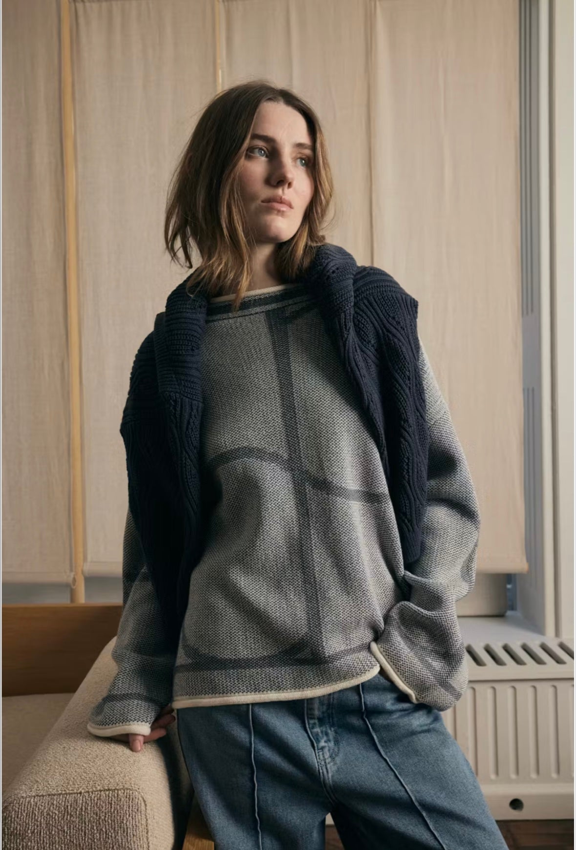 SOAKED - RAVA MONO PULLOVER 30409010 - SILVER MINK