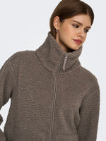 Ladda upp bild till gallerivisning, ONLY - MEGAN TEDDY JACKET - WALNUT
