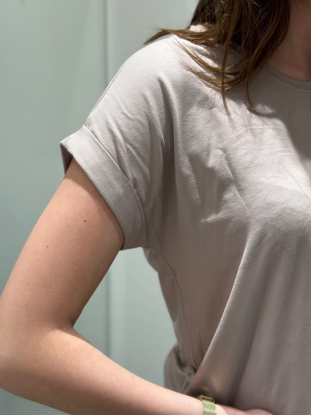 ONLY - MOSTER S/S O-NECK TOP - ETHEREA