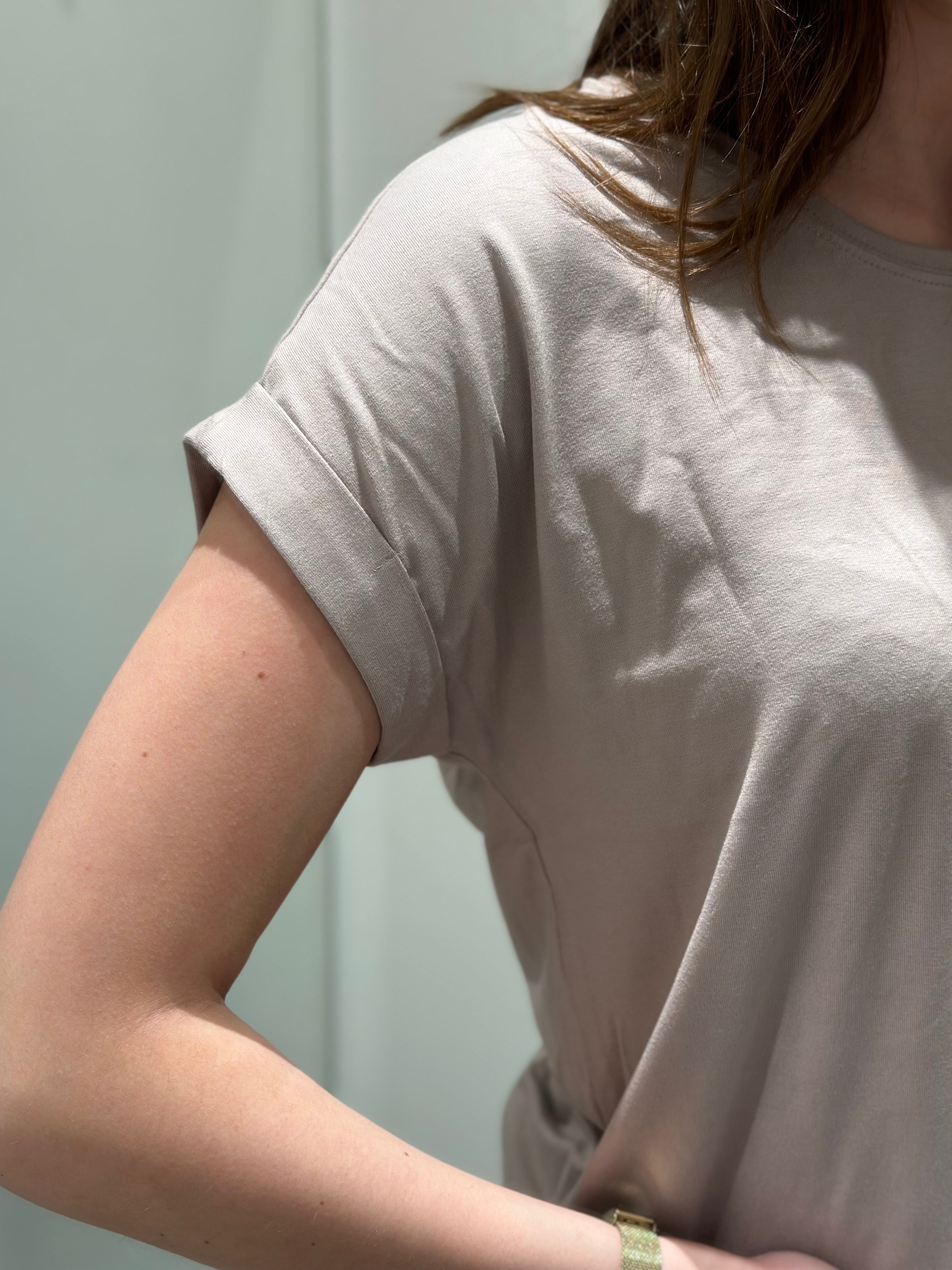 ONLY - MOSTER S/S O-NECK TOP - ETHEREA