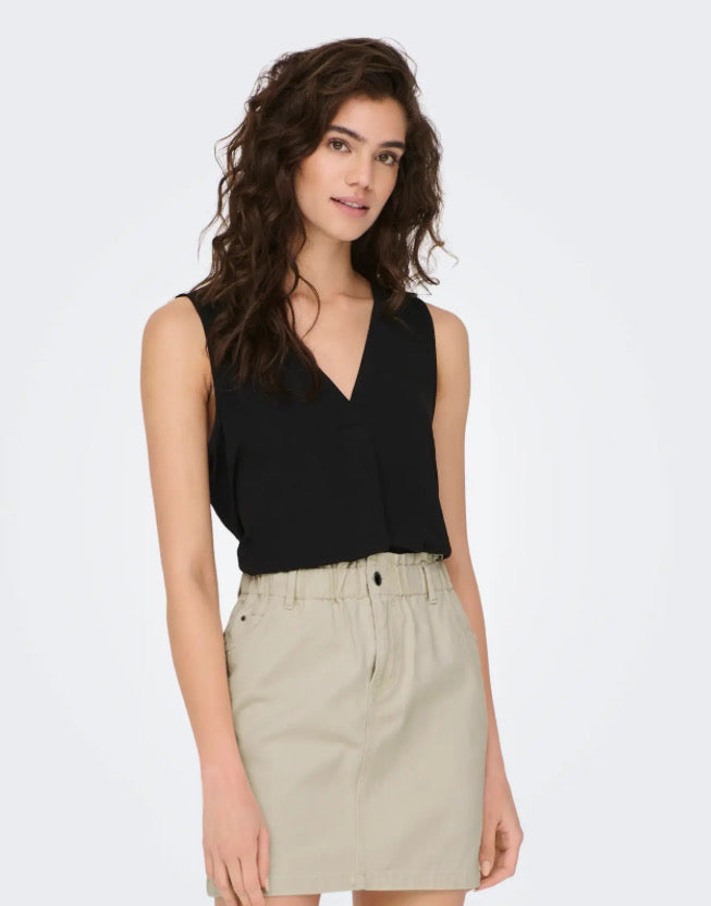 JDY - DIVYA LIFE S/L TOP DIA - BLACK