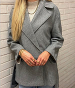 Ladda upp bild till gallerivisning, ONLY - NANCY LIFE LOOSE COAT - MEDIUM GREY MELANGE
