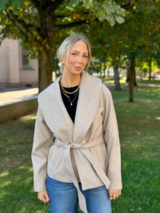 ONLY - AUGUSTA LIFE SHORT COAT - FUNGI/MELANGE