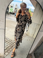 Ladda upp bild till gallerivisning, MARTA - KLÄNNING 7617 - NERO 1489
