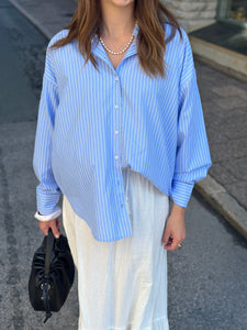 VEROMODA- FANNI LS SHIRT - HYDRANGEA/SANA