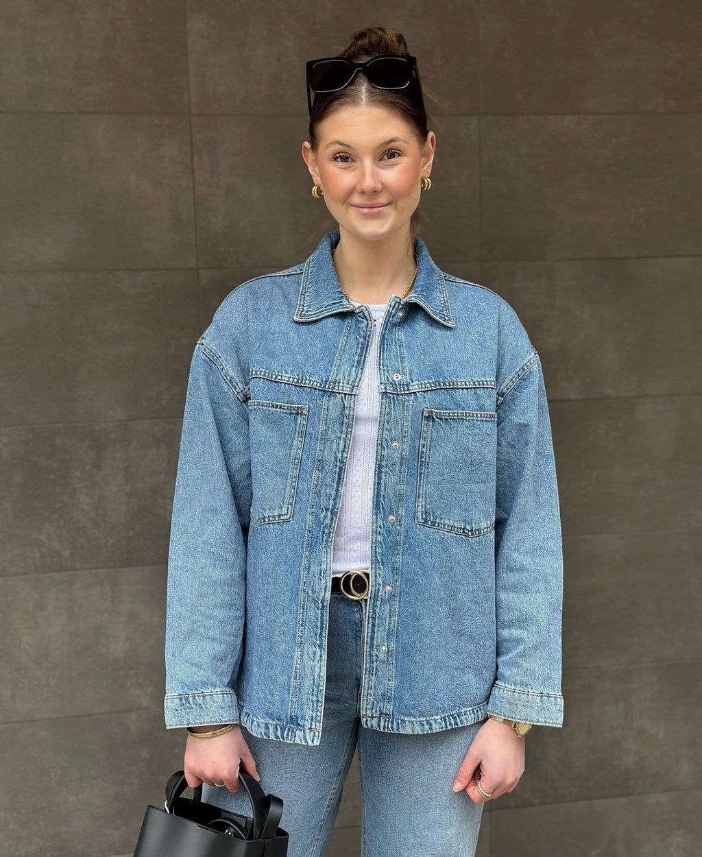 ONLY - EMMIE L/S SHIRT - LIGHT BLUE DENIM