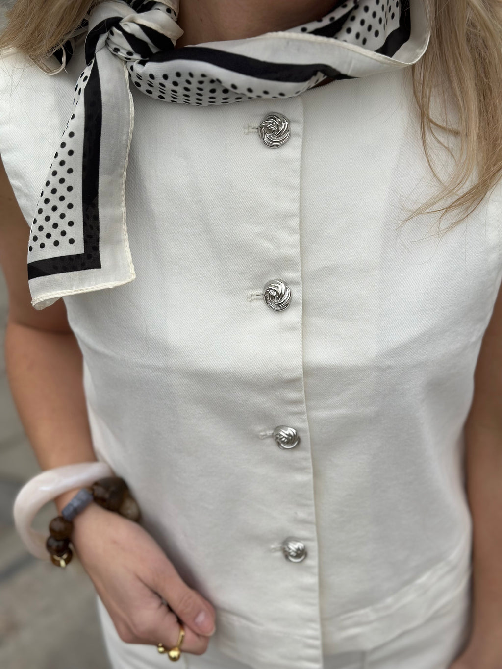 SOAKED - RINATINA VÄST - WHITECAP GREY