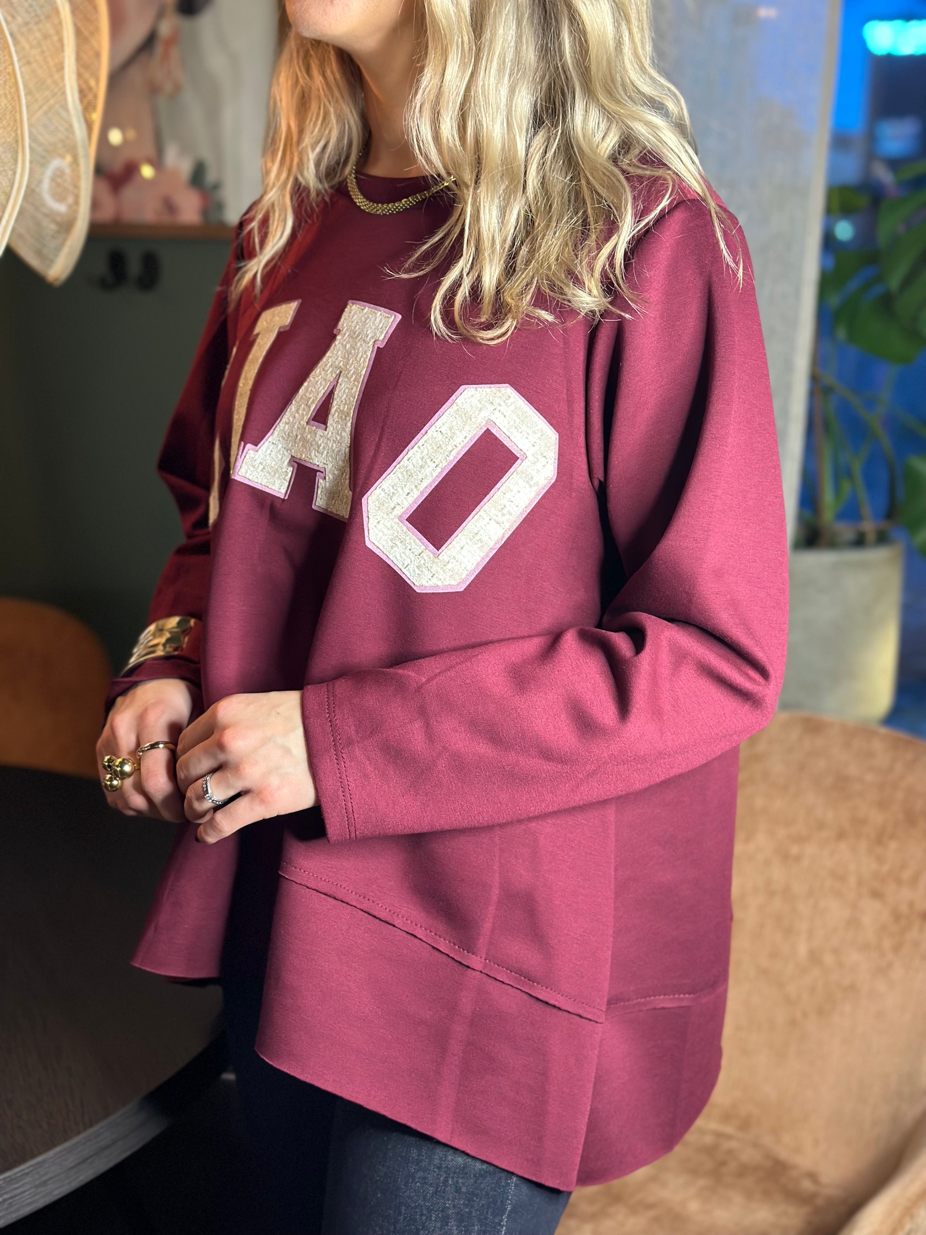 MARTA - CIAO SHIRT 85783 - WINE