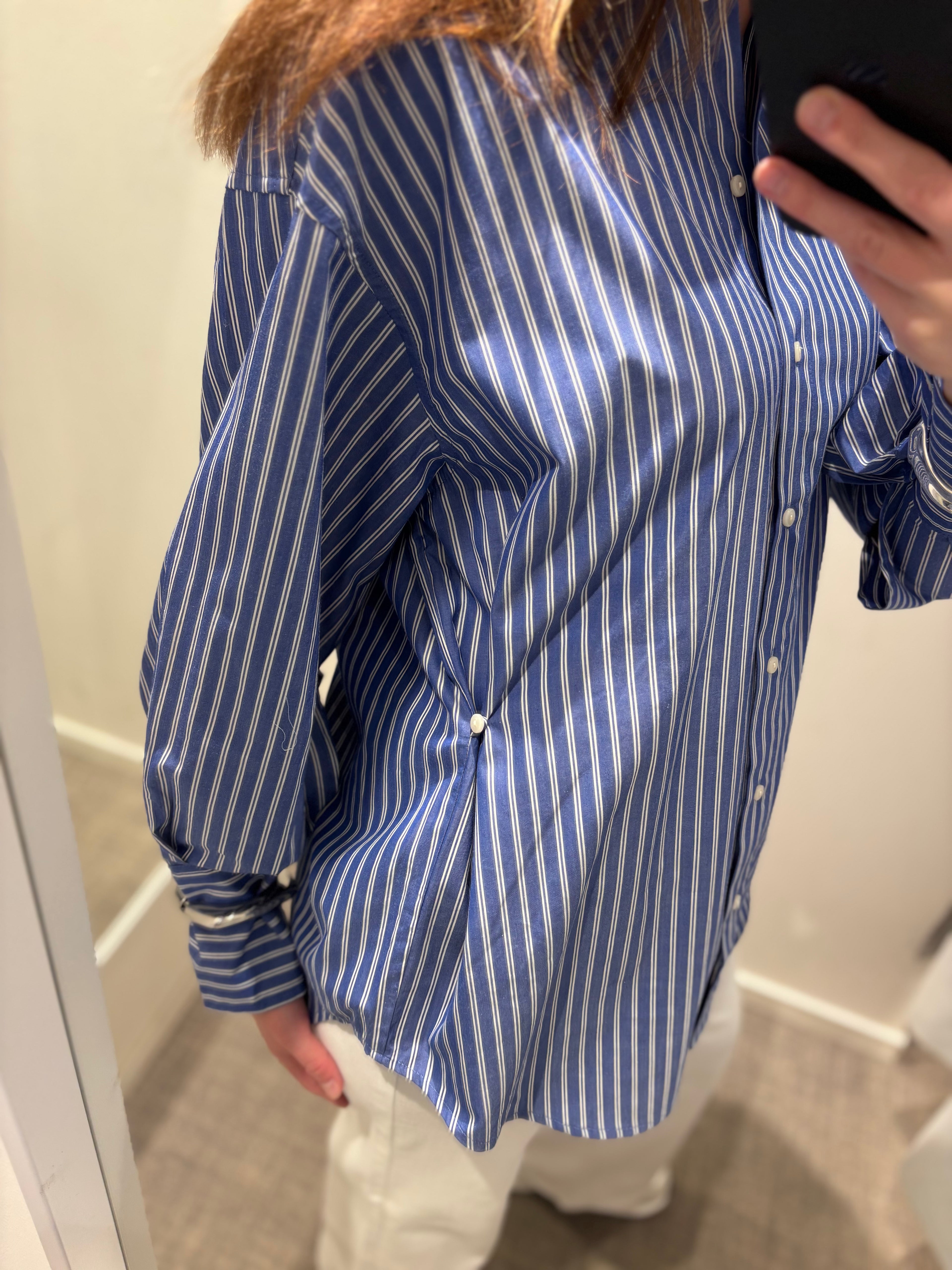 SOAKED - CALKEN SHIRT - NOUVEAN NAVY STRIPE