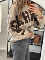 Ladda upp bild till gallerivisning, MARTA - HIBISCUS SWEATSHIRT 22659 - BEIGE
