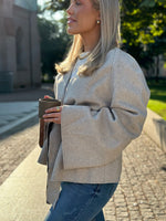 Ladda upp bild till gallerivisning, JDY - FELICITY DRAPY JACKET - NATURE/MELANGE
