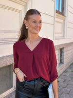 Ladda upp bild till gallerivisning, JDY - DIVYA LIFE 3/4 TOP - CABERNET
