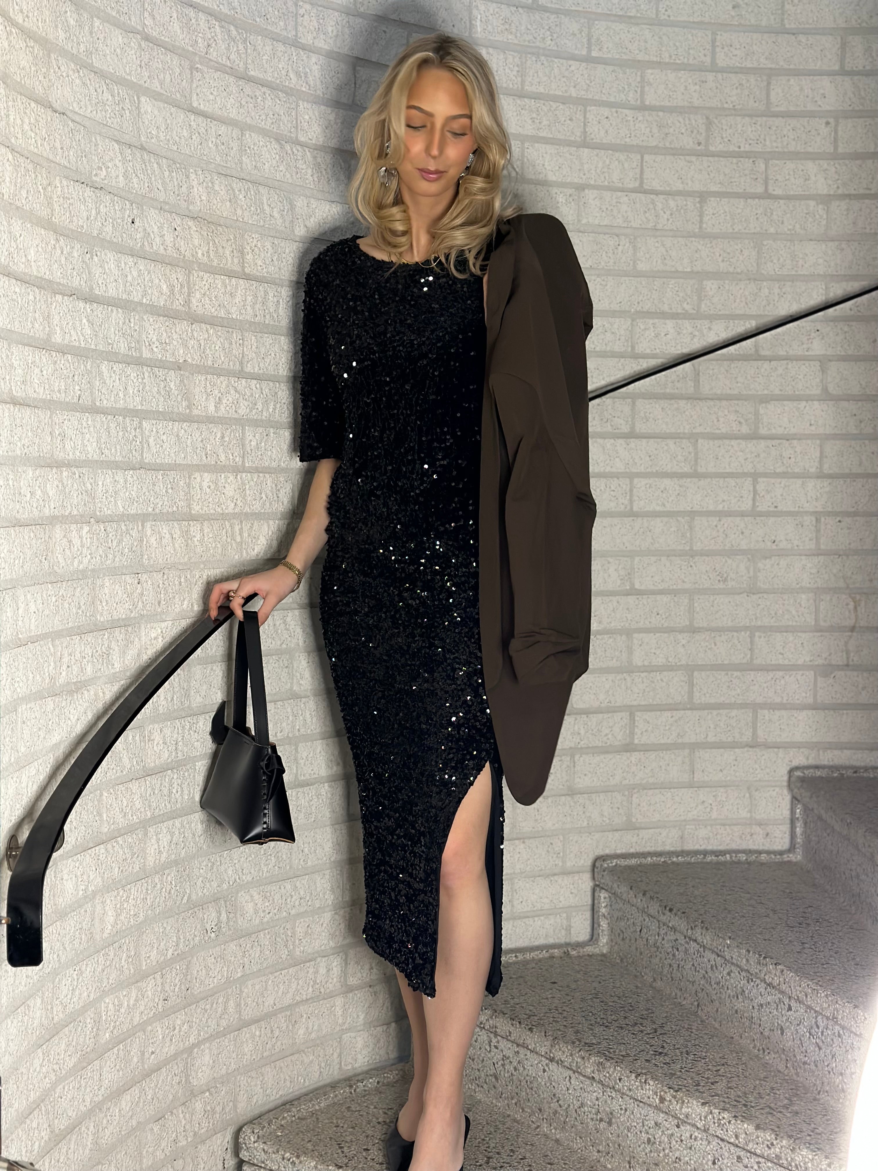 VEROMODA - HALIA SQ 7/8 SKIRT - BLACK