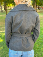 Ladda upp bild till gallerivisning, ONLY - AUGUSTA LIFE SHORT COAT - DARK GREY MELANGE
