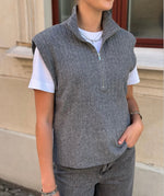 Ladda upp bild till gallerivisning, ONLY - JEANETT LIFE SL RIB HIGHNECK - MEDIUM GREY MELANGE
