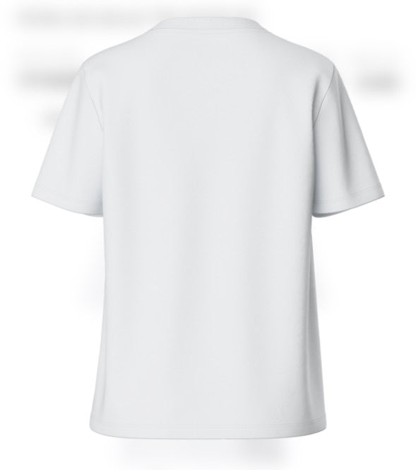 PIECES - RIA SS SOLID TEE - BRIGHT WHITE