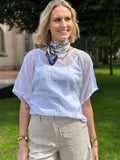 MARTA - ANNALISE BLOUSE 2383 - WHITE