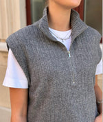 Ladda upp bild till gallerivisning, ONLY - JEANETT LIFE SL RIB HIGHNECK - MEDIUM GREY MELANGE
