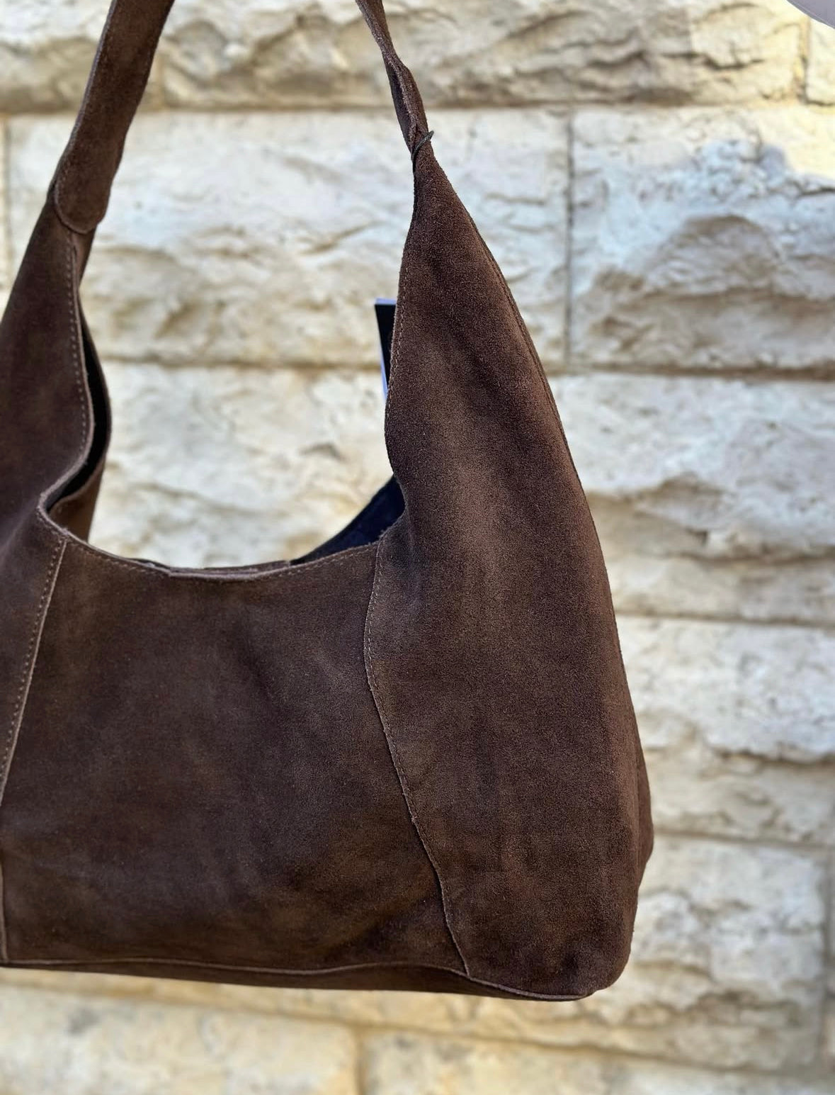 PIECES - JOYE SUEDE HOBO BAG - DELICIOSO